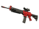 SG 553 | Candy Apple (Battle-Scarred)