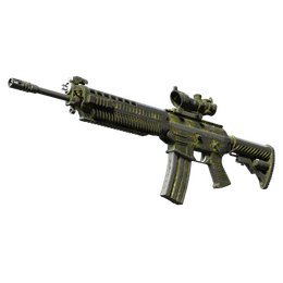 SG 553 | Gator Mesh (Battle-Scarred)