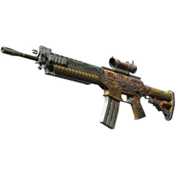 StatTrak™ SG 553 | Colony IV (Battle-Scarred)