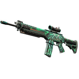 SG 553 | Dragon Tech (Minimal Wear)