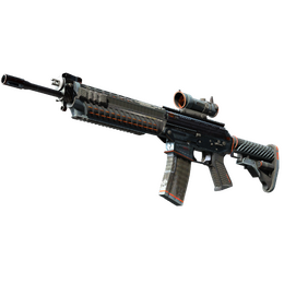 SG 553 | Phantom (Battle-Scarred)