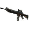 StatTrak™ SG 553 | Heavy Metal (Battle-Scarred)