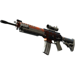 SG 553 | Danger Close (Battle-Scarred)