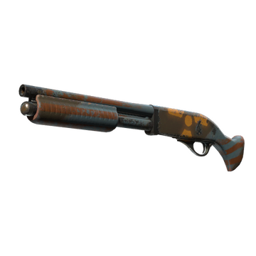 Souvenir Sawed-Off | Irradiated Alert (Well-Worn)