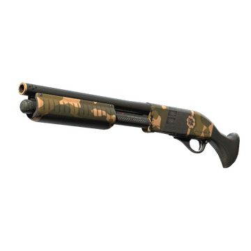 Sawed-Off | Black Sand (Well-Worn)