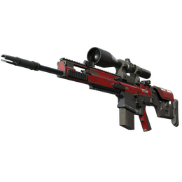 SCAR-20 | Crimson Web (Field-Tested)