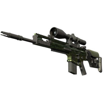 SCAR-20 | Green Marine (Well-Worn)
