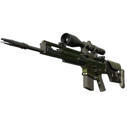 SCAR-20 | Green Marine (Battle-Scarred)