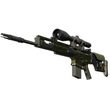 SCAR-20 | Green Marine (Battle-Scarred)