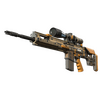 SCAR-20 | Short Ochre (Battle-Scarred)