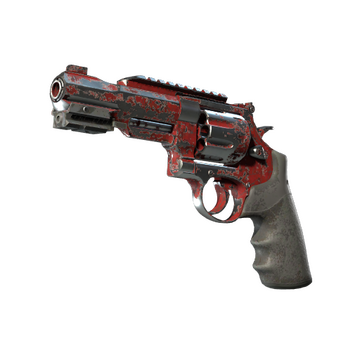 StatTrak™ R8 Revolver | Crimson Web (Battle-Scarred)