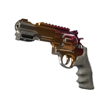 StatTrak™ R8 Revolver | Fade (Well-Worn)