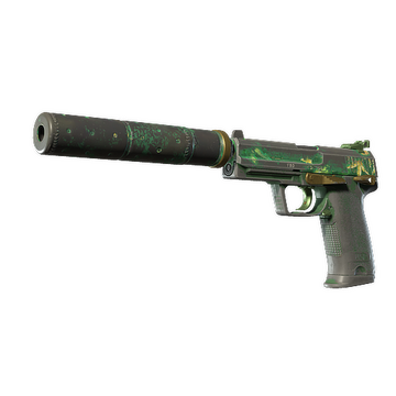 USP-S | Tropical Breeze (Battle-Scarred)