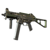 UMP-45 | Green Swirl (Battle-Scarred)