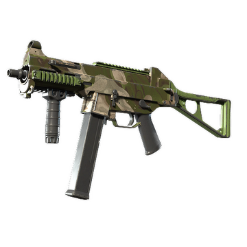 UMP-45 | Green Swirl (Field-Tested)