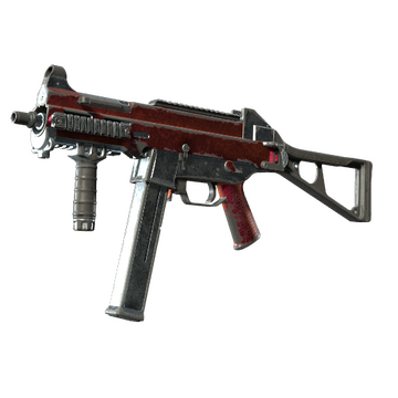 UMP-45 | Crimson Foil (Battle-Scarred)