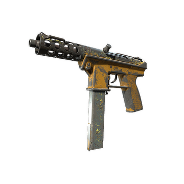 Tec-9 | Banana Leaf (Battle-Scarred)