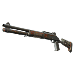 XM1014 | Red Python (Battle-Scarred)