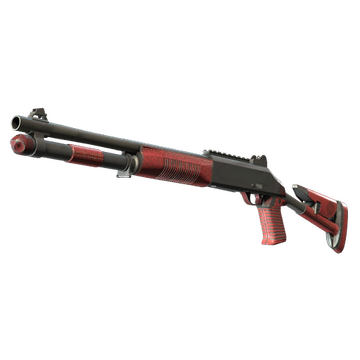 XM1014 | Red Leather (Well-Worn)