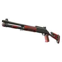 XM1014 | Red Leather (Battle-Scarred)