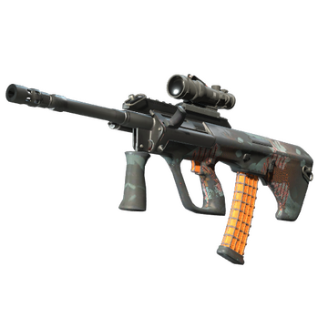 AUG | Amber Slipstream (Well-Worn)