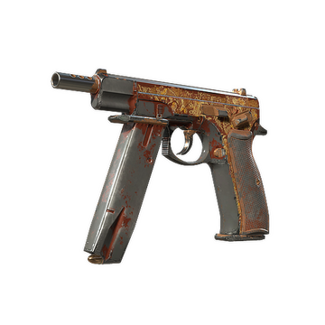 CZ75-Auto | Honey Paisley (Battle-Scarred)