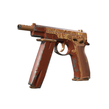 CZ75-Auto | Honey Paisley (Field-Tested)