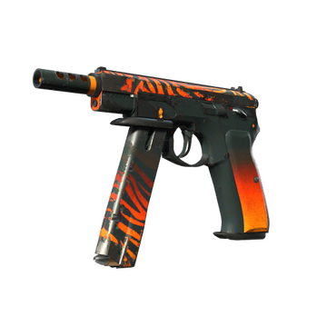 StatTrak™ CZ75-Auto | Tigris (Battle-Scarred)