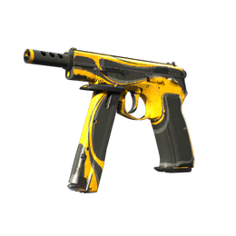 CZ75-Auto | Yellow Jacket (Battle-Scarred)