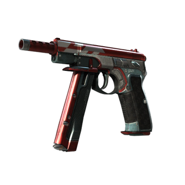 CZ75-Auto | Red Astor (Minimal Wear)
