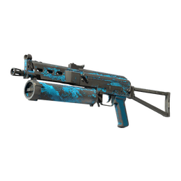 PP-Bizon | Blue Streak (Battle-Scarred)