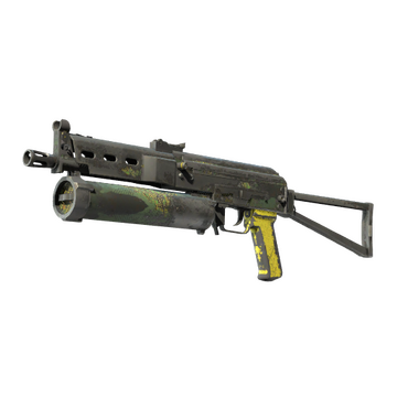 StatTrak™ PP-Bizon | Jungle Slipstream (Battle-Scarred)