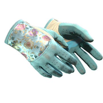 ★ Driver Gloves | Brocade Flowers (Well-Worn)