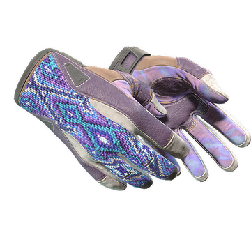 ★ Sport Gloves | Violet Beadwork (Well-Worn)