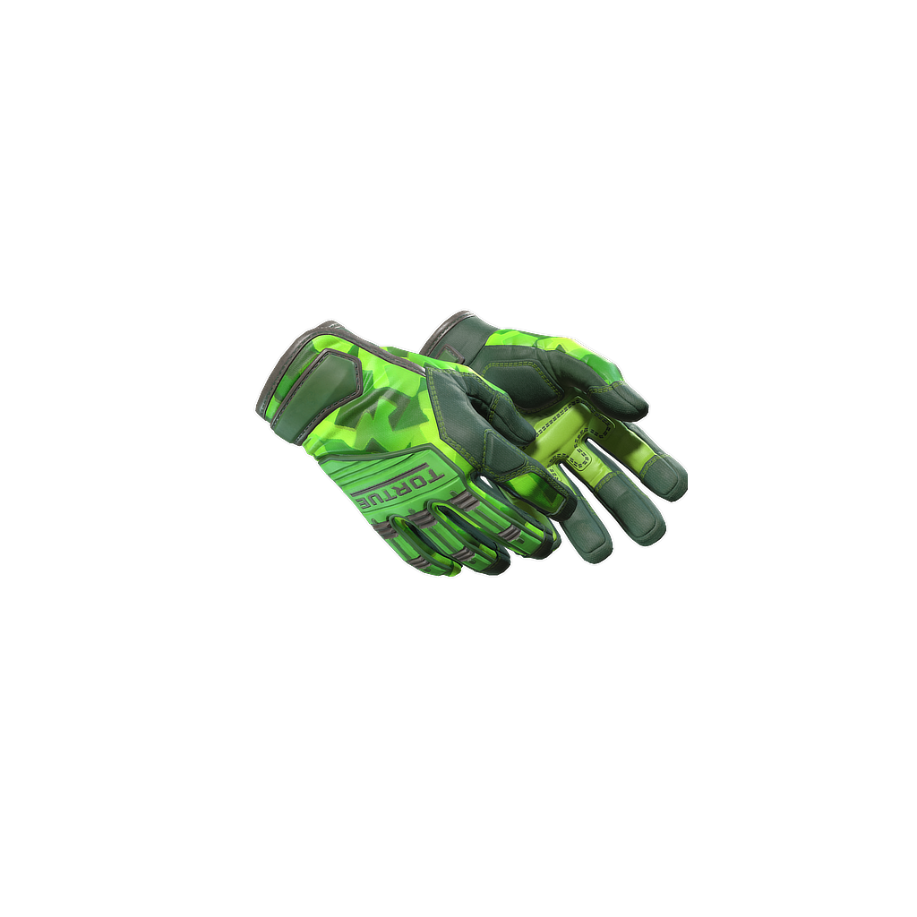 CS2 Specialist Gloves | Lime Polycam skin