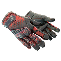 ★ Specialist Gloves | Crimson Kimono (Battle-Scarred)
