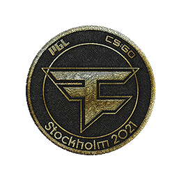 Patch | FaZe Clan (Gold) | Stockholm 2021