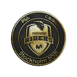 Patch | Movistar Riders (Gold) | Stockholm 2021