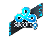 Наклейка | Cloud9 G2A (металлическая) | Катовице-2015