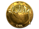 Sticker | zhokiNg (Gold) | Katowice 2019