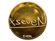 Sticker | xseveN (Gold) | Katowice 2019