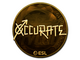 Sticker | xccurate (Gold) | Katowice 2019