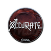 Sticker | xccurate (Foil) | Katowice 2019