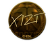 Sticker | Xizt (Gold) | Katowice 2019