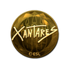 Sticker | XANTARES (Gold) | Katowice 2019