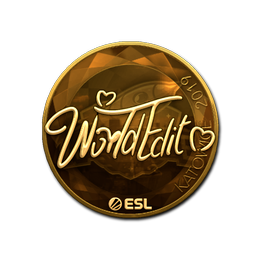 Sticker | WorldEdit (Gold) | Katowice 2019
