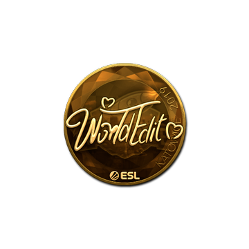 Sticker | WorldEdit (Gold) | Katowice 2019