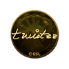 Sticker | Twistzz (Gold) | Katowice 2019