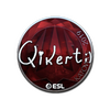 Sticker | qikert (Foil) | Katowice 2019