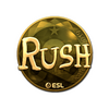 Sticker | RUSH (Gold) | Katowice 2019